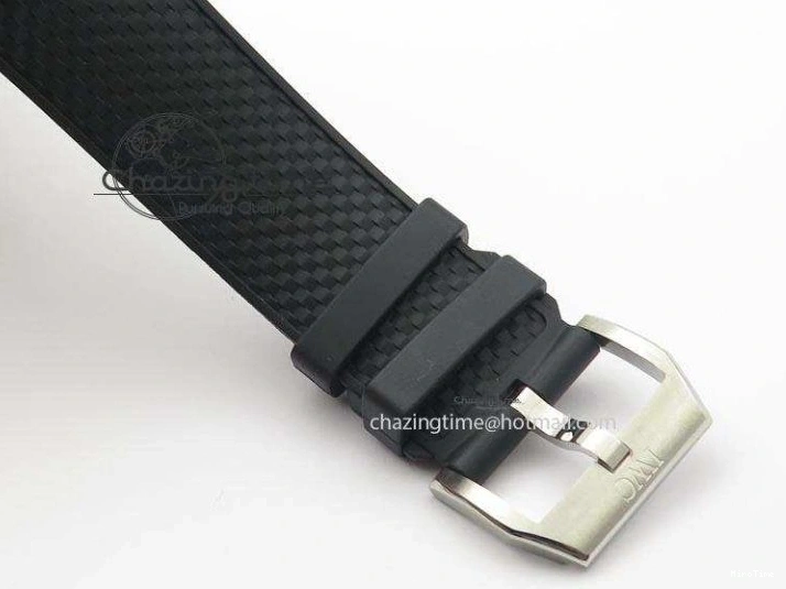 MIROTIME 0225 Aquatimer Chrono IW376803 V6F 1:1 Best Edition Black Dial On Rubber Strap A Stretchable 7280